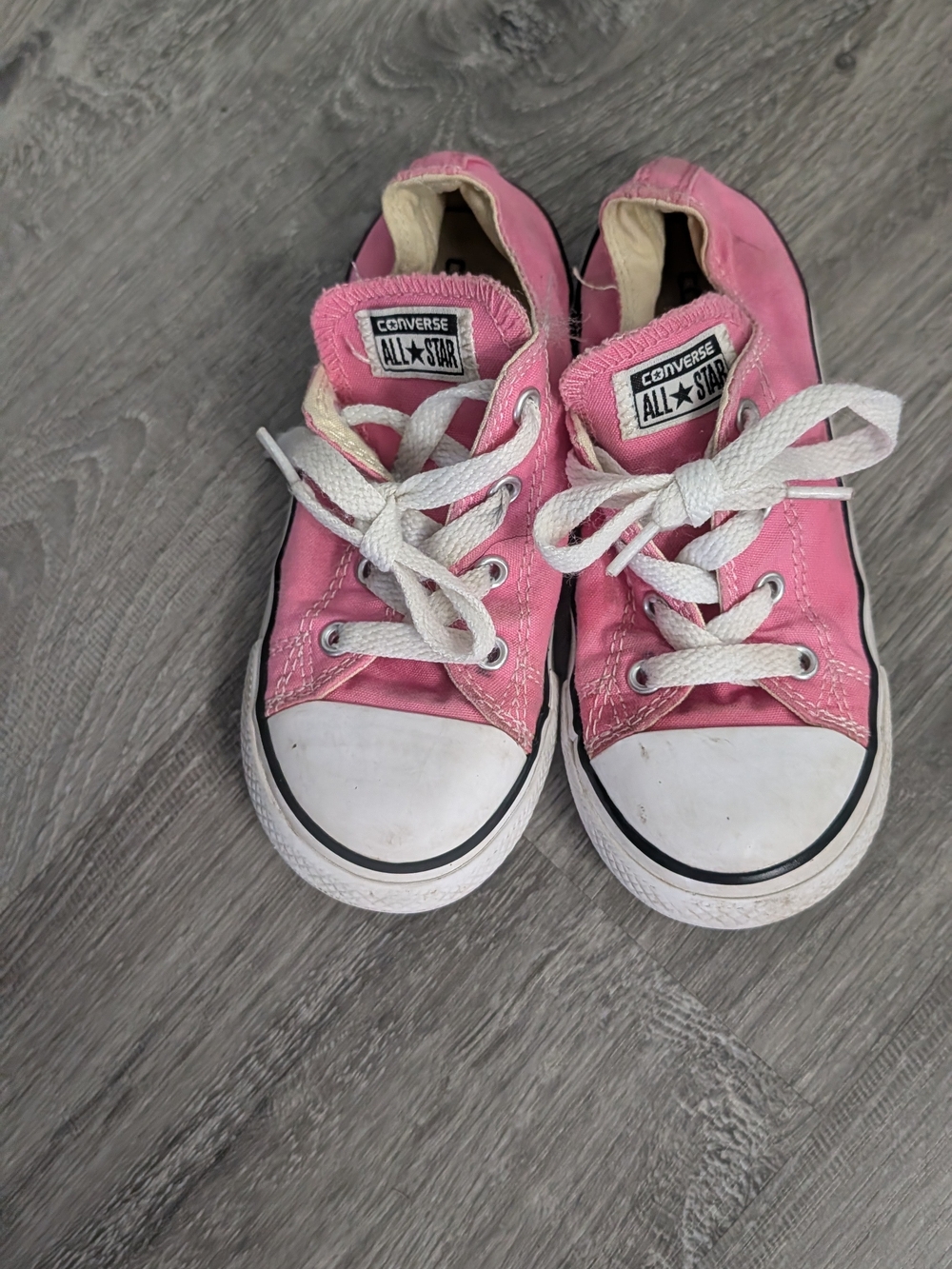 Converse Kids Pink Low-Top All Star Sneakers
